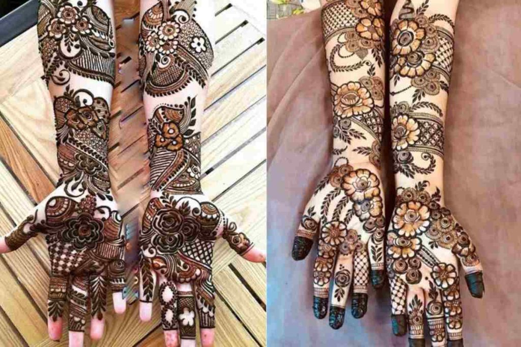 Front Hand Arabic Mehndi Design