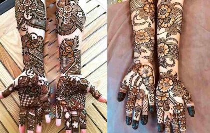 Front Hand Arabic Mehndi Design