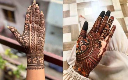 Mehndi Design Photo Front Hand