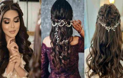 Hair Style Girl For A Party Wedding