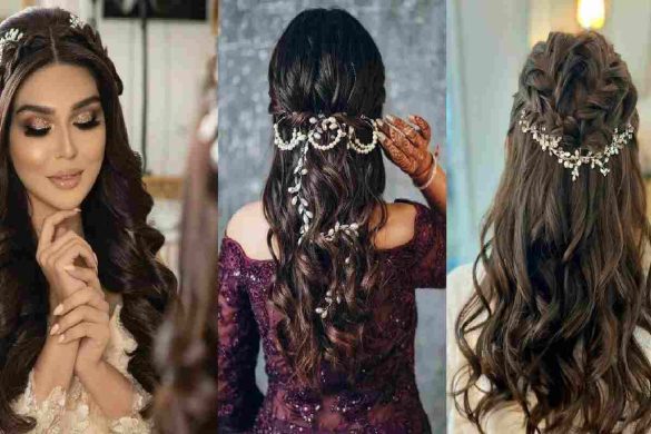 Hair Style Girl For A Party Wedding